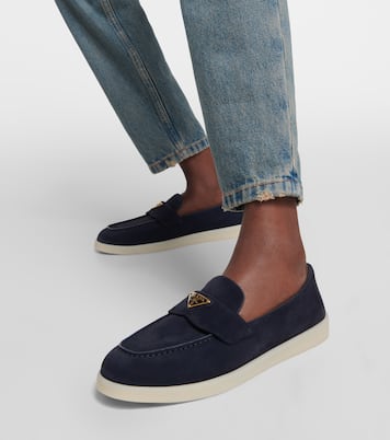 Mocassini Saint Tropez in suede | Prada