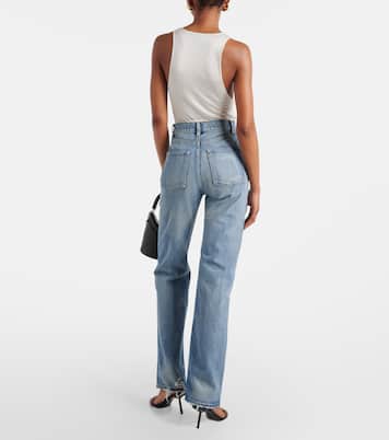 Jeans regular a vita alta | Saint Laurent