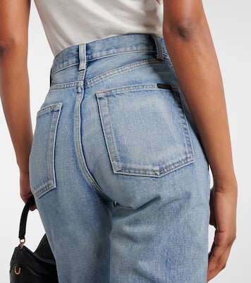 Jeans regular a vita alta | Saint Laurent