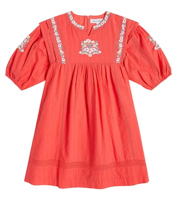 Embroidered cotton dress | Tartine et Chocolat