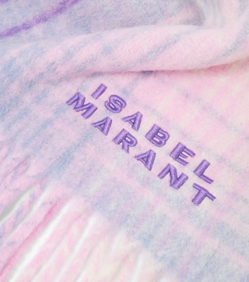 Firny checked wool-blend scarf | Isabel Marant