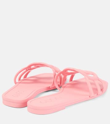 Pink gucci slides men 2025