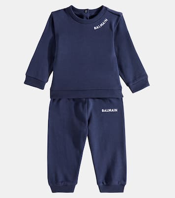 Baby sweatshirt and sweatpants set | Balmain Kids
