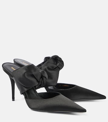 Mules Barbara 90 in raso | Saint Laurent