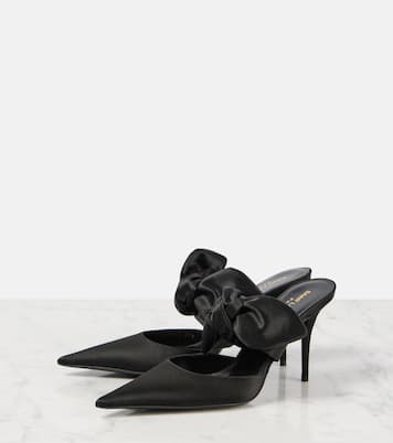 Mules Barbara 90 in raso | Saint Laurent