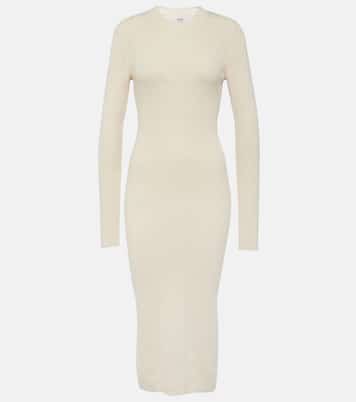Midikleid aus Baumwolle und Wolle | Ami Paris