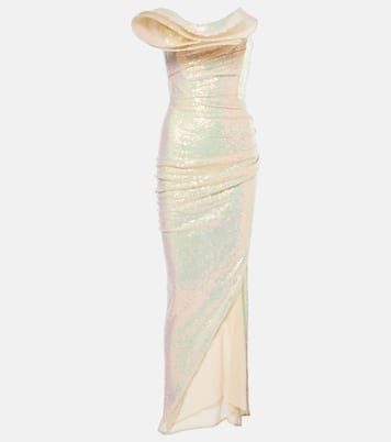 Robe longue Exhilarate à sequins | Maticevski