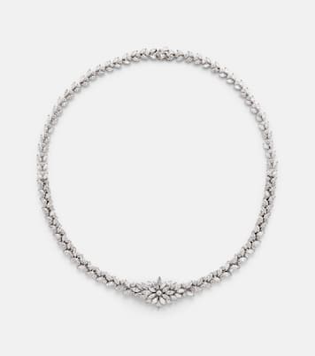 Choker Y-Couture in oro bianco 18kt con diamanti | Yeprem