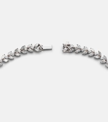 Choker Y-Couture in oro bianco 18kt con diamanti | Yeprem