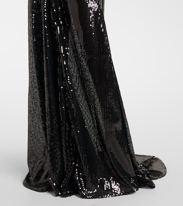 Sequined strapless gown | Alex Perry