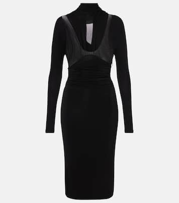 Abito midi con ruches | Saint Laurent