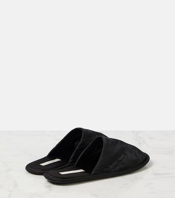 Slippers Frances in jacquard floreale | The Row