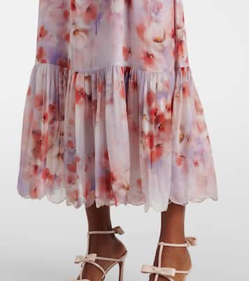 Robe midi Crush à fleurs | Zimmermann