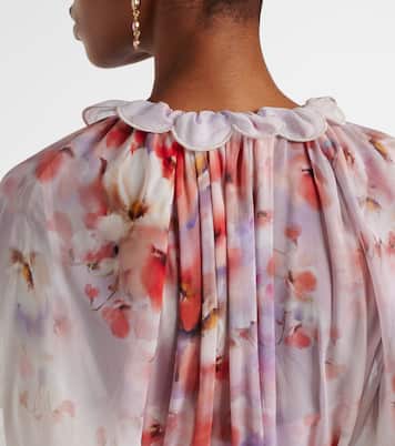Robe midi Crush à fleurs | Zimmermann
