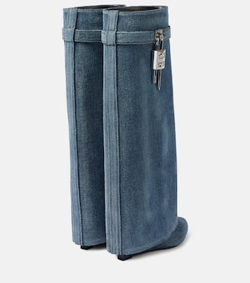 Bottes Shark Lock 90 en jean | Givenchy