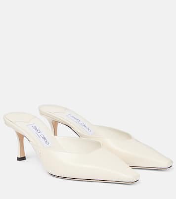 Mules Vivi 65 en cuir à effet serpent | Jimmy Choo