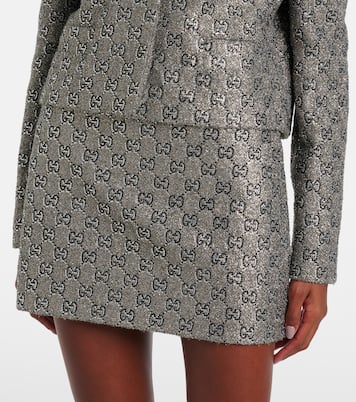 Minigonna GG con lamé | Gucci