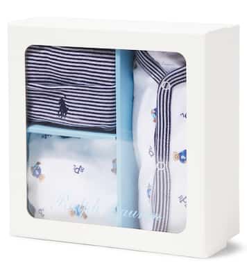 Baby Set aus Strampler, Mütze und Lätzchen | Polo Ralph Lauren Kids