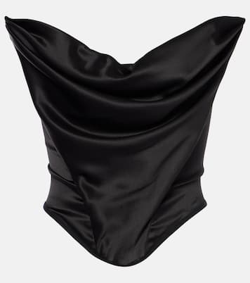 Corsetto in raso di misto seta | Magda Butrym