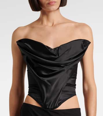 Corsetto in raso di misto seta | Magda Butrym