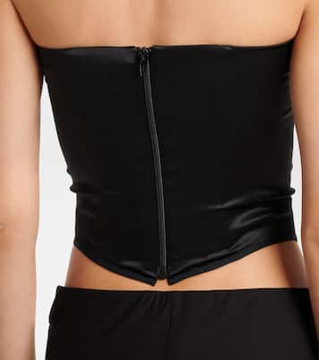 Corsetto in raso di misto seta | Magda Butrym