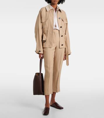 Dillon linen crêpe jacket | Loro Piana