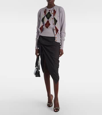 Cardigan Argyle in cotone e lana | Vivienne Westwood