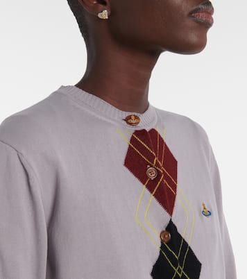 Cardigan Argyle in cotone e lana | Vivienne Westwood