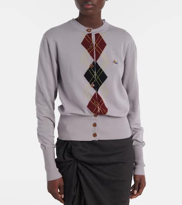Cardigan Argyle in cotone e lana | Vivienne Westwood