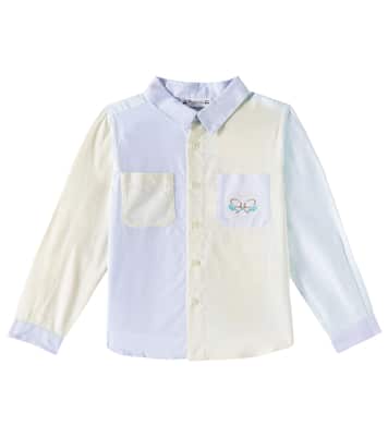 Camicia Erven in cotone color-block | Bonpoint