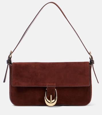 Borsa a spalla Harlow in suede | Staud