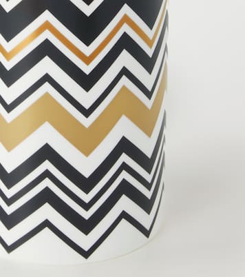 Zig Zag Gold Tall vase | Missoni
