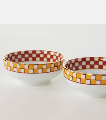 Apollo set of 2 porcelain snack bowls | La DoubleJ