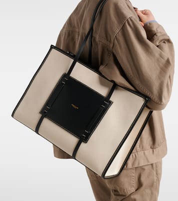 Tote Capri mit Leder | DeMellier