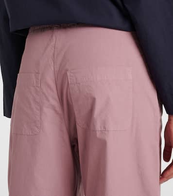 Pantaloni cropped Kyoto a gamba larga in cotone | Leset
