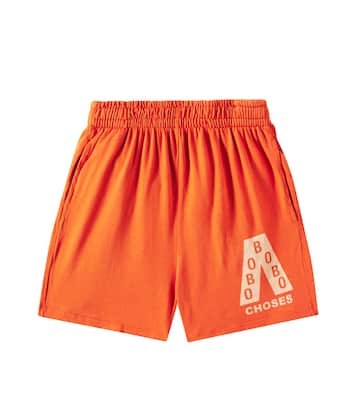 Shorts Podium in cotone con logo | Bobo Choses