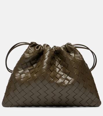 Dustbag Intrecciato Small leather clutch | Bottega Veneta
