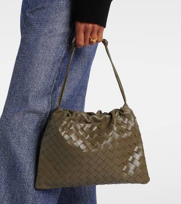 Dustbag Intrecciato Small leather clutch | Bottega Veneta