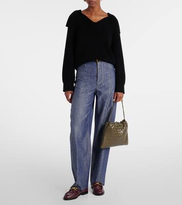 Dustbag Intrecciato Small leather clutch | Bottega Veneta