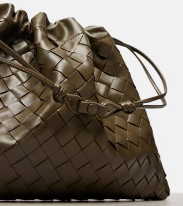 Dustbag Intrecciato Small leather clutch | Bottega Veneta