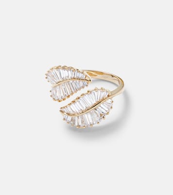 Anello Palm Leaf Classic in oro 18kt con diamanti  | Anita Ko