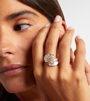 Anello Palm Leaf Classic in oro 18kt con diamanti  | Anita Ko