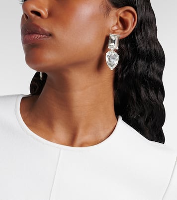 Crystal-embellished earrings  | McQueen