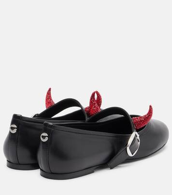 X Disney® Mary-Jane-Ballerinas aus Leder | Coperni