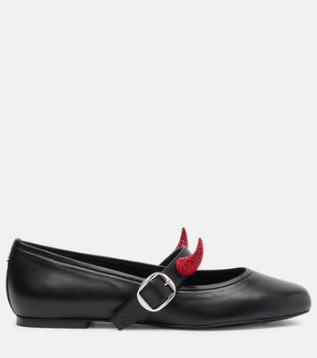 X Disney® Mary-Jane-Ballerinas aus Leder | Coperni