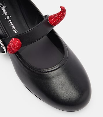 X Disney® Mary-Jane-Ballerinas aus Leder | Coperni