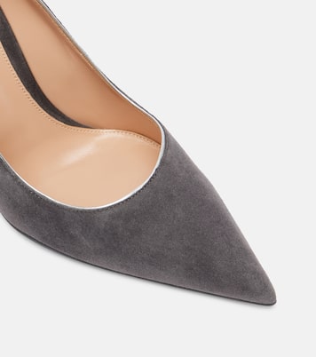 Pointy 95绒面革高跟鞋 | Gianvito Rossi