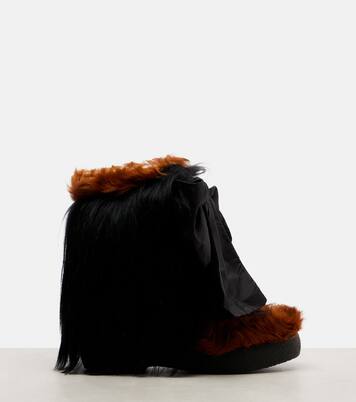 Snowish shearling snow boots | Valentino Garavani