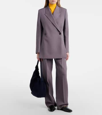 Sac Demi Lune Cloud en daim | Aesther Ekme