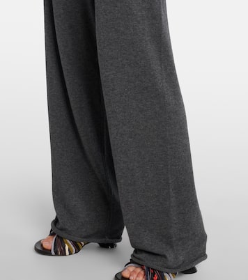 Pantalon N°353 Leisure droit en coton et cachemire | Extreme Cashmere